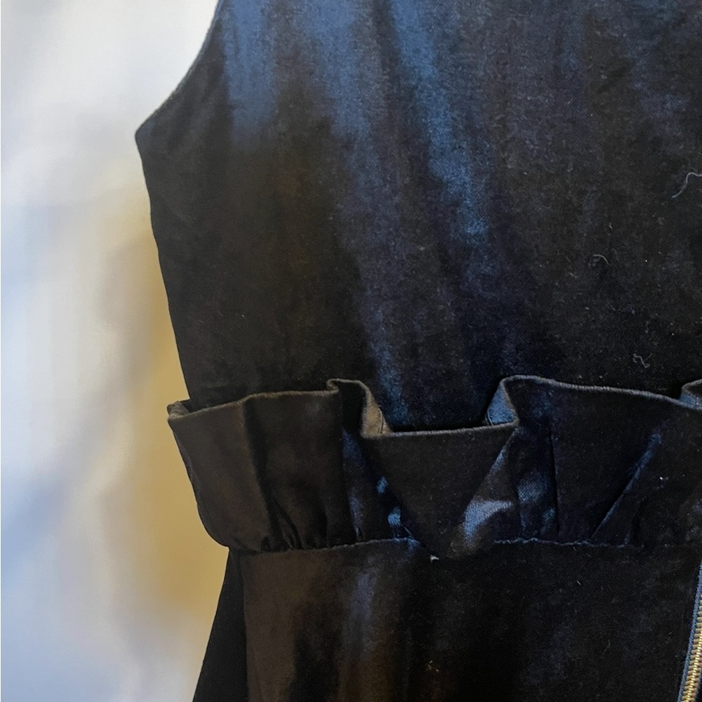 Elegant Black Queen Bee Ruffle Shift Dress Ted Baker NWT - Picture 13 of 16